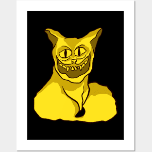 Creepy Cat Posters and Art